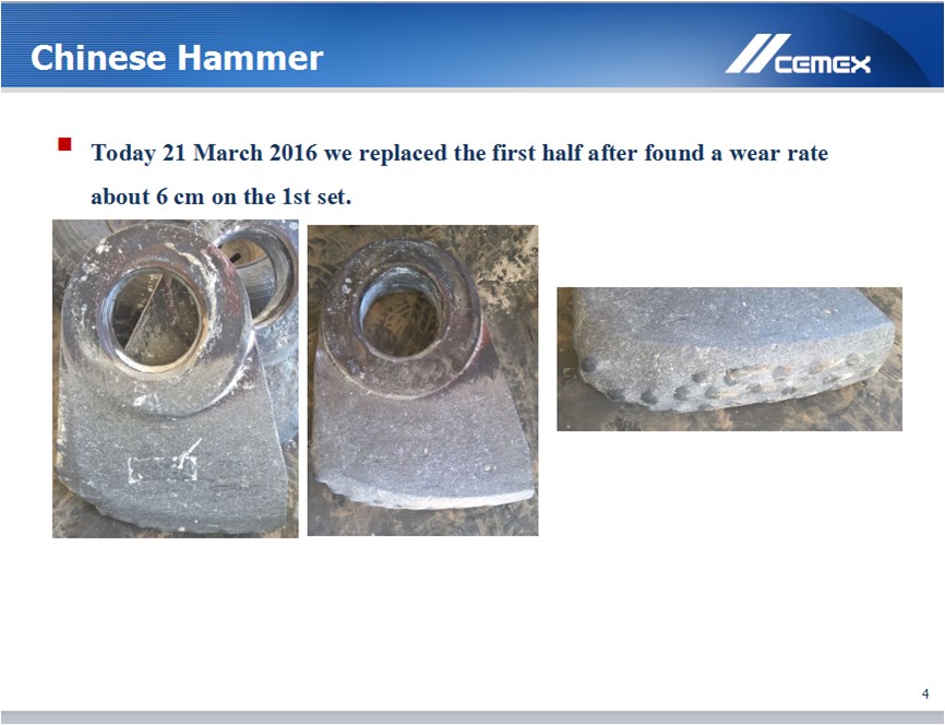 high manganese steel insert alloy bars hammers