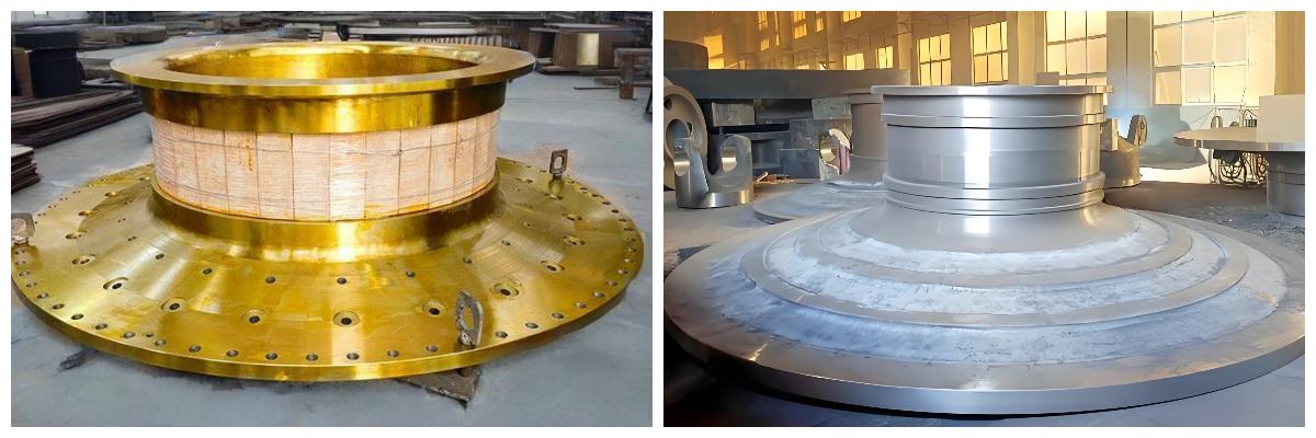 Integrated ball mill end cover
