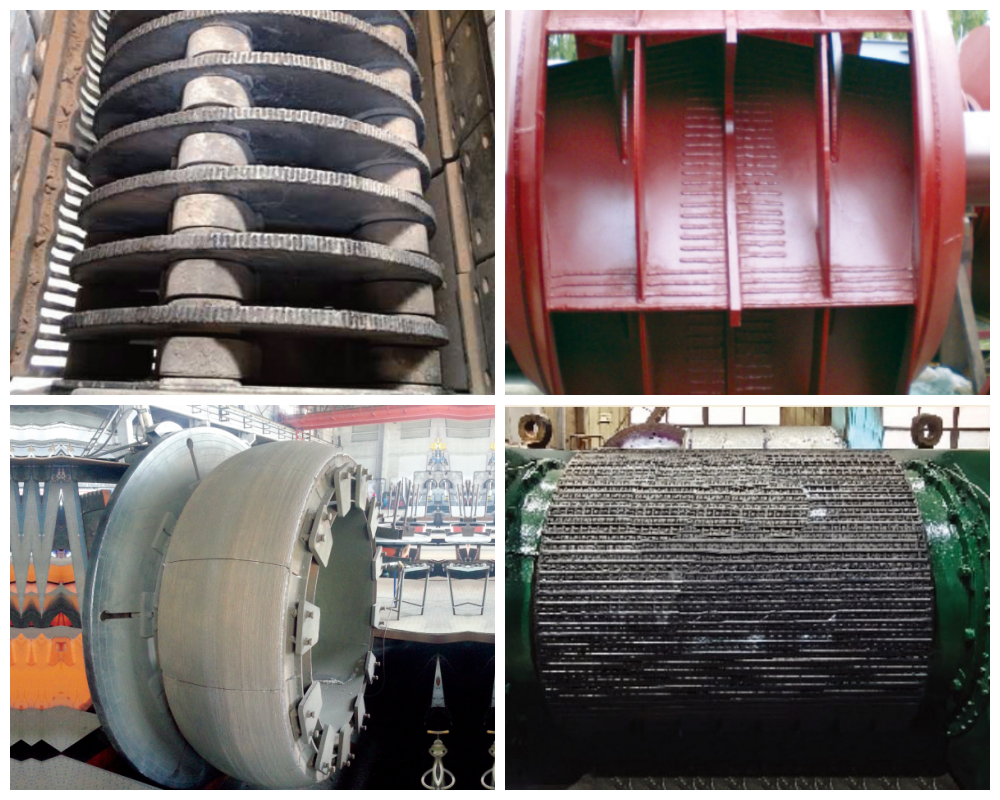 Hardfacing flux-cored wire and electrodes