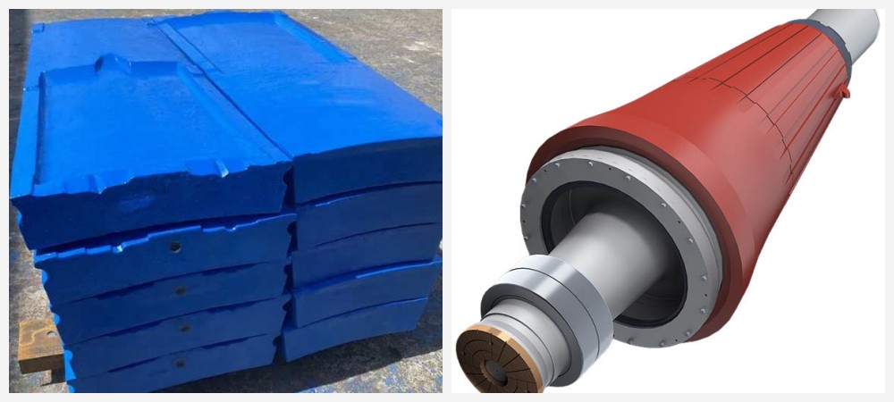 Gyratory crusher accessories